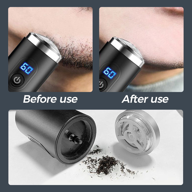 🔥Hot Nieuw🔥 Compacte elektrische mini-scheermes - draagbaar en krachtig! 🏕️ Perfect voor outdoor-activiteiten en dagelijkse gebruik! ⏳ Beperkte hoeveelheid - snelle levering! 💼 Professioneel resultaat met minimal moeite!