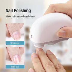 🌟💅【Must-have voor elke manie!】Elektrische polijst- en nagelknipper - Laat uw handen strakker en glanzend✨