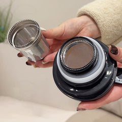 🔥🎁【Hot Deal!】1000ml Vacuümgeïsoleerd Theepot - Met integraal Zeef🚀 Perfecte thee-ervaring, langer warm!💎 Ideaal voor dagelijks gebruik!