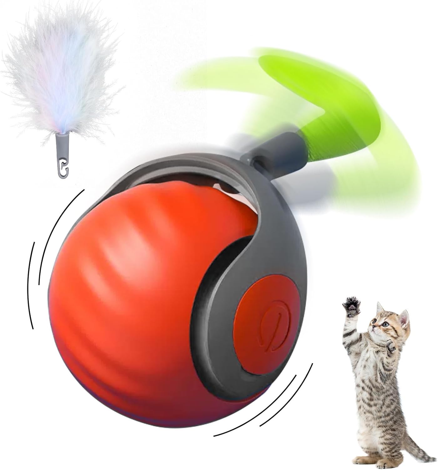 🐱🔥Beperkte voorraad beschikbaar 49% KORTING🔥🐶Interactieve oplaadbare kattenspeelbal