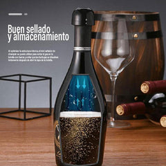 🎄 100% Dicht! Siliconen afdichting voor wijn & champagne 🍷✨ 🥂 Het perfecte kerstcadeau – houd je drankjes vers en fris! 🏡💖