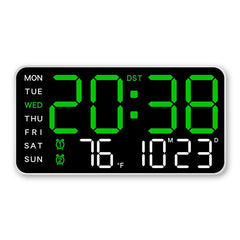 📢 50% Korting op de ultieme LED wandklok! 🎉 ⏰ Multifunctionele & decoratief – past overal en past perfect in je interieur! 🏡✨