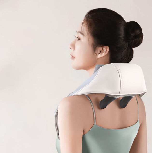 💆‍♀️🌡️ Warmte Massage Cushion - Soothe Neck & Shoulders Effortlessly!
