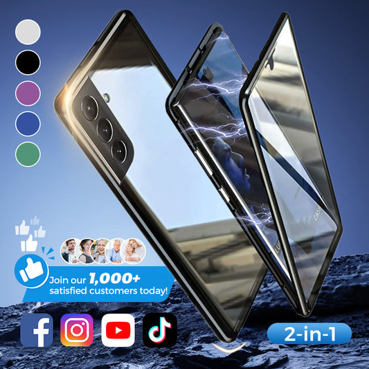 🔒🧲Magnetisch volledige beschermende telefoonhoes | Samsung Galaxy S20–S25 serie✨💪