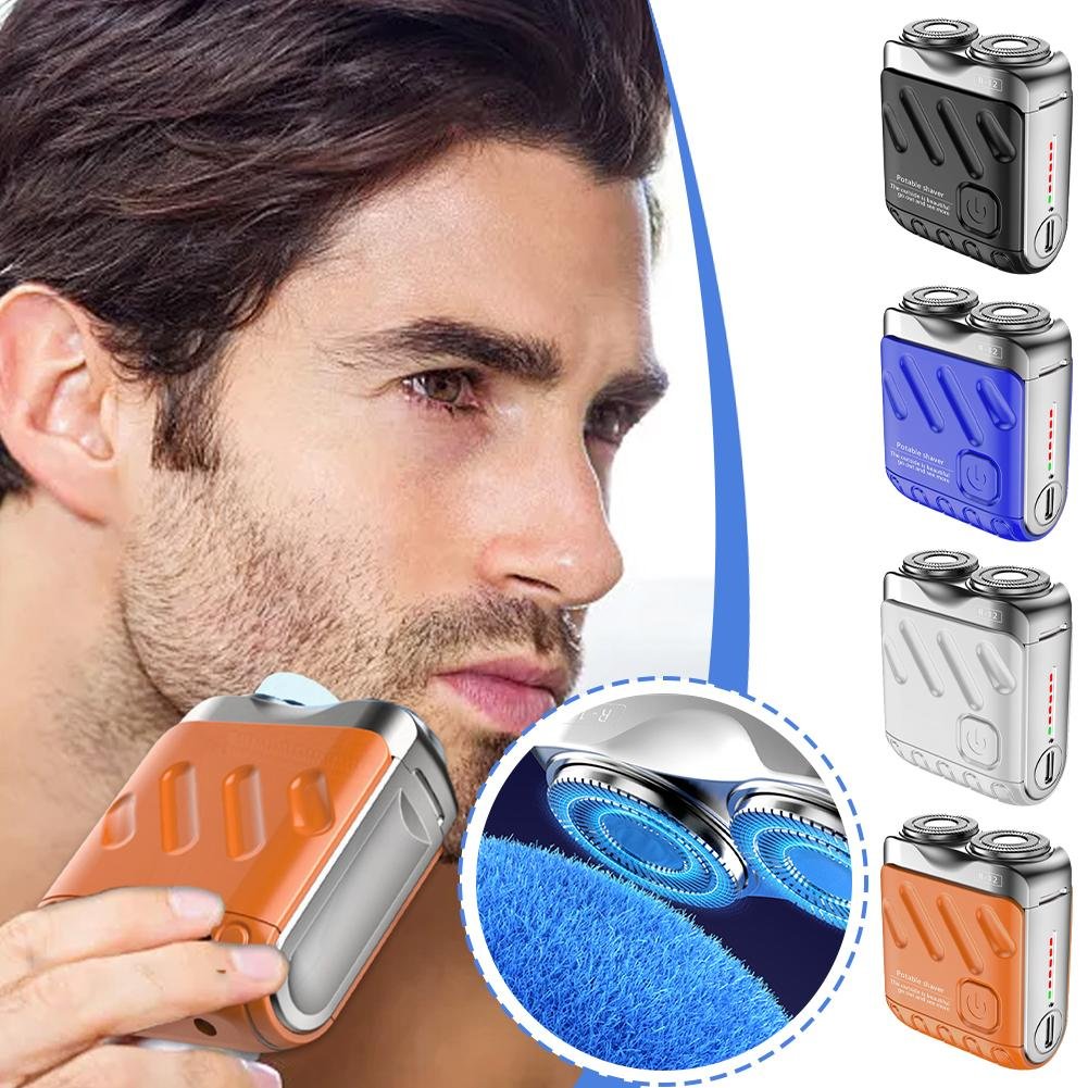 🌞50% Korting deze Lente!🔥Mini Elektrisch Scheerapparaat: Waterdicht, Zakformaat met USB-C - Gladde Scheerbeurt Onderweg!