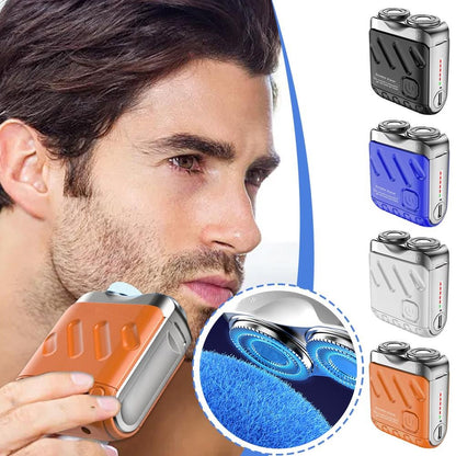 🌞50% Korting deze Lente!🔥Mini Elektrisch Scheerapparaat: Waterdicht, Zakformaat met USB-C - Gladde Scheerbeurt Onderweg!
