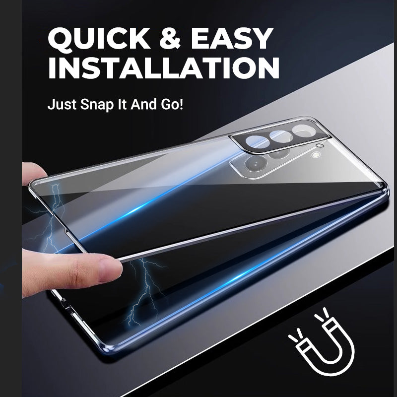 🔒🧲Magnetisch volledige beschermende telefoonhoes | Samsung Galaxy S20–S25 serie✨💪
