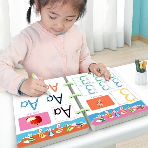 📚✏️✨Children's Tracing Workbook™ | Leer & Groei Spelenderwijs met uw Kind! 👶🧠Onderwijs Speelgoed