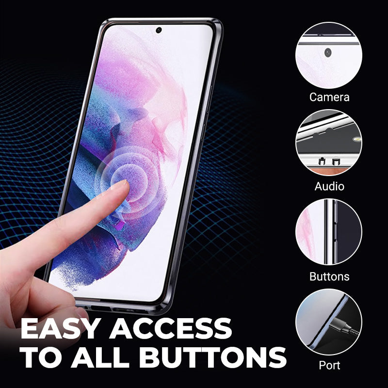 🔒🧲Magnetisch volledige beschermende telefoonhoes | Samsung Galaxy S20–S25 serie✨💪