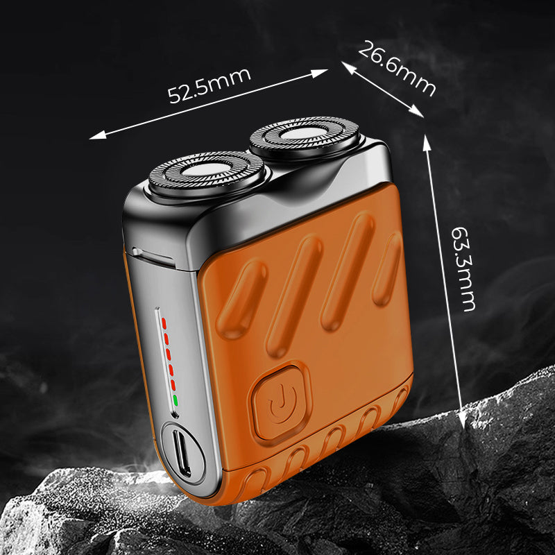 🌞50% Korting deze Lente!🔥Mini Elektrisch Scheerapparaat: Waterdicht, Zakformaat met USB-C - Gladde Scheerbeurt Onderweg!