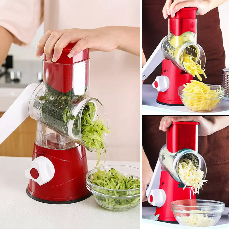 🔥 ‌49% Korting op de ultieme keukenmachine!‌ 🎉  🔪 ‌Multifunctionele Chopper & Roterende Rasp – handmatig, snel en leuk!‌ 🥕🍎✨
