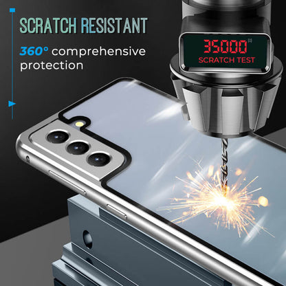 📱🧲Samsung Hoesje met Magnetische Dubbelzijdige Sluiting ✨🔒