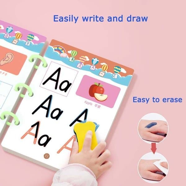 📚✏️✨Children's Tracing Workbook™ | Leer & Groei Spelenderwijs met uw Kind! 👶🧠Onderwijs Speelgoed