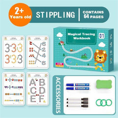 📚✏️✨Children's Tracing Workbook™ | Leer & Groei Spelenderwijs met uw Kind! 👶🧠Onderwijs Speelgoed
