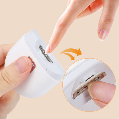 🔥🚀【Innovatief design!】2-in-1 mini elektrische nagelknipper - Automatisch snijden & spaar tijd🎁 Ideaal voor thuis!