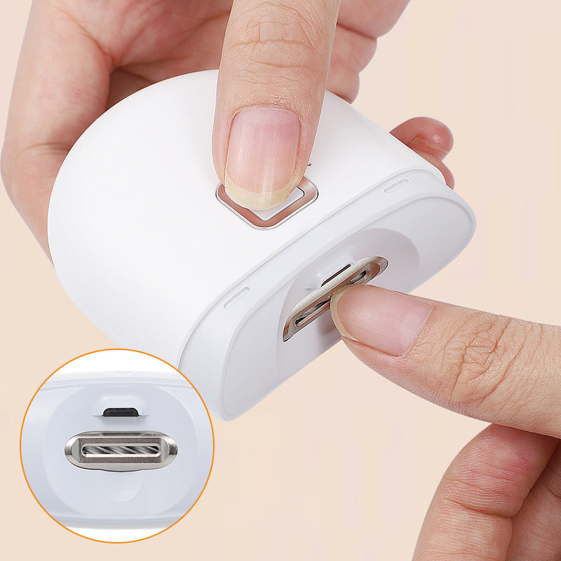 🔥🚀【Innovatief design!】2-in-1 mini elektrische nagelknipper - Automatisch snijden & spaar tijd🎁 Ideaal voor thuis!