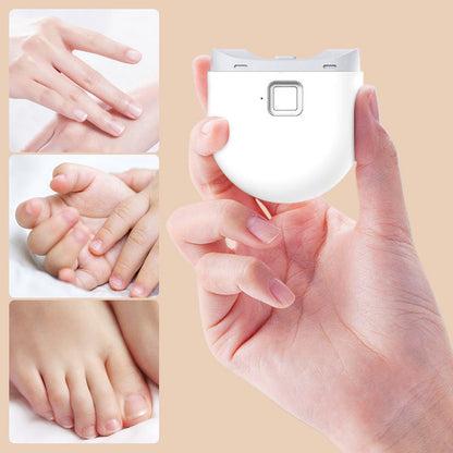 🔥🚀【Innovatief design!】2-in-1 mini elektrische nagelknipper - Automatisch snijden & spaar tijd🎁 Ideaal voor thuis!