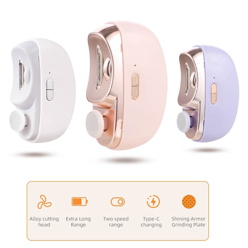 🌟💅【Must-have voor elke manie!】Elektrische polijst- en nagelknipper - Laat uw handen strakker en glanzend✨