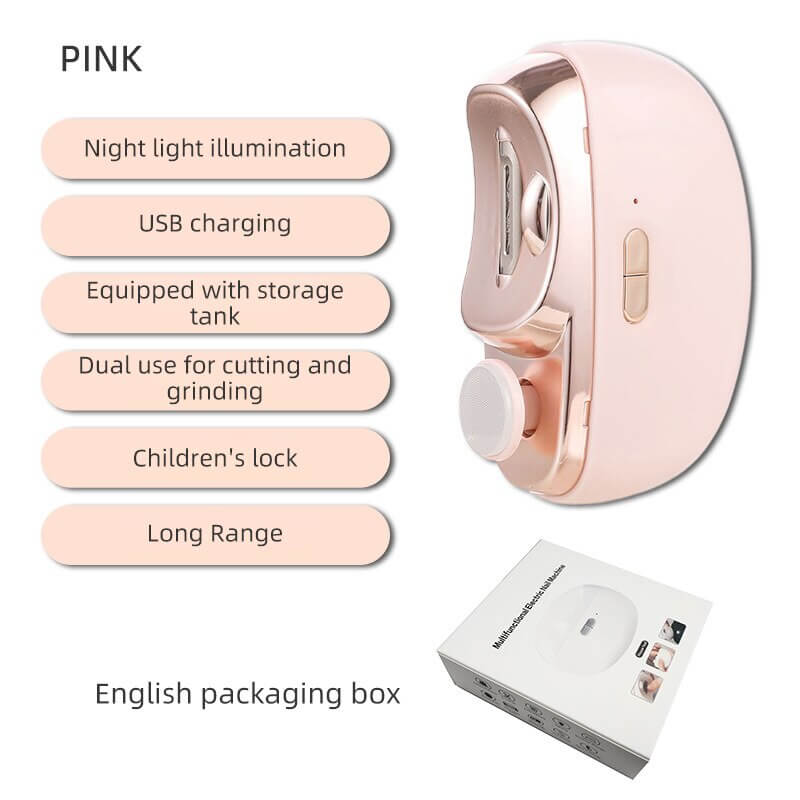 🌟💅【Must-have voor elke manie!】Elektrische polijst- en nagelknipper - Laat uw handen strakker en glanzend✨