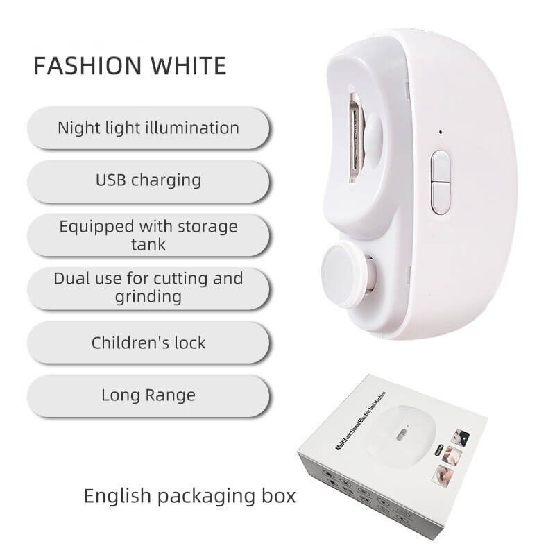 🌟💅【Must-have voor elke manie!】Elektrische polijst- en nagelknipper - Laat uw handen strakker en glanzend✨