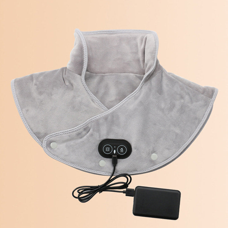 🎁 ‌Het perfecte cadeau voor liefde en ontspanning!‌ 💖  🔥 ‌Elektrisch verwarmingskussen met vibratie – verwarmt en massagert je nek en