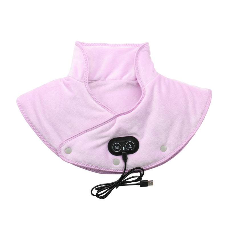🎁 ‌Het perfecte cadeau voor liefde en ontspanning!‌ 💖  🔥 ‌Elektrisch verwarmingskussen met vibratie – verwarmt en massagert je nek en