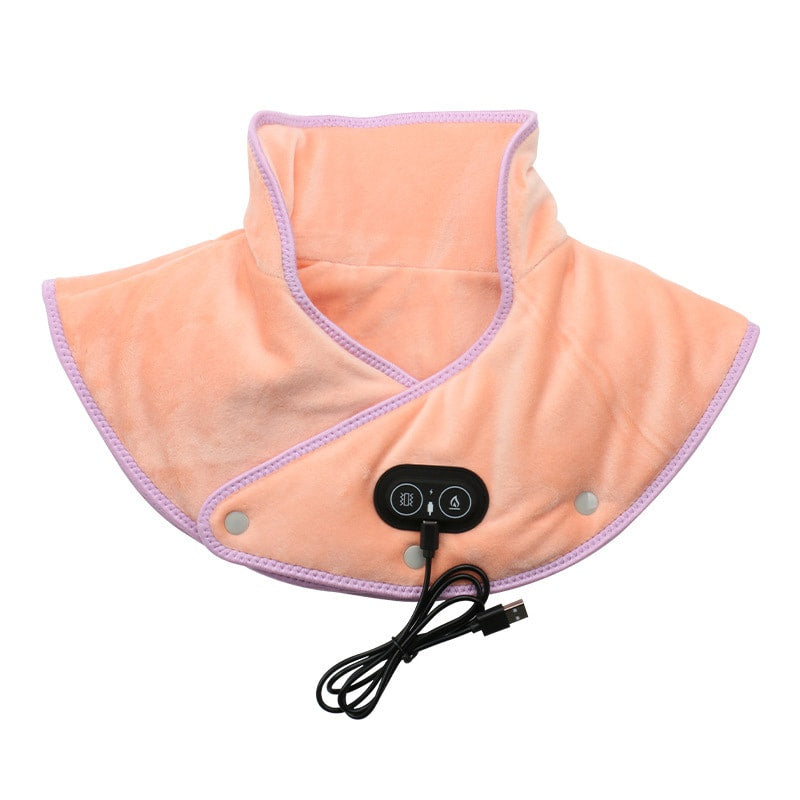 🎁 ‌Het perfecte cadeau voor liefde en ontspanning!‌ 💖  🔥 ‌Elektrisch verwarmingskussen met vibratie – verwarmt en massagert je nek en