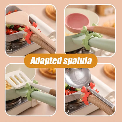 🦀 ‌Deze krab houdt je beste bestek vast!‌ 🍽️✨  🎨 ‌Creative Silicone Crab Holder - Multifunctioneel, leuk en praktisch!‌ 🏡💖