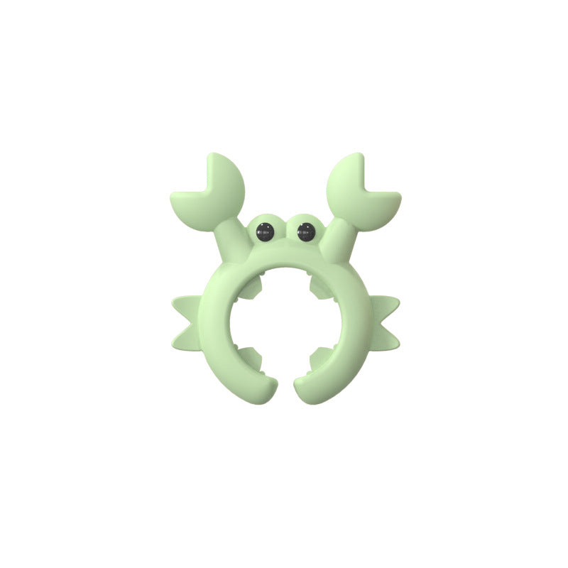 🦀 ‌Deze krab houdt je beste bestek vast!‌ 🍽️✨  🎨 ‌Creative Silicone Crab Holder - Multifunctioneel, leuk en praktisch!‌ 🏡💖