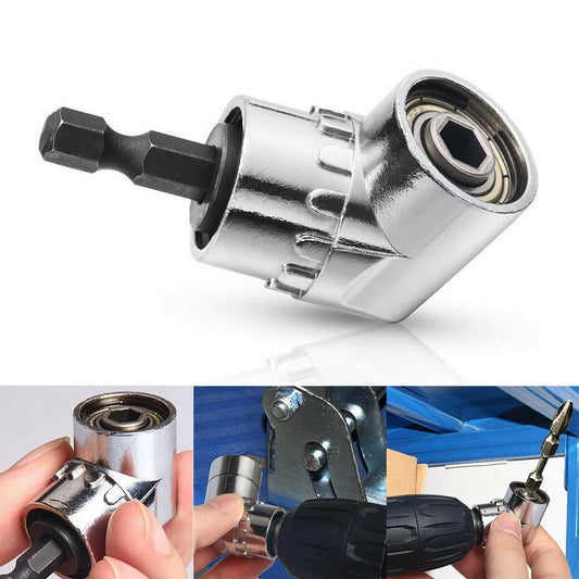 ✨ Ultimate Space-Saver! 105° Right Angle Drill Adapter – Tackle Tight Spaces Effortlessly! 🛠️💡