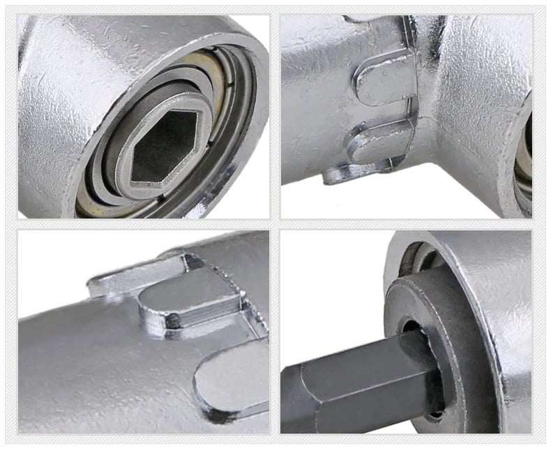 ✨ Ultimate Space-Saver! 105° Right Angle Drill Adapter – Tackle Tight Spaces Effortlessly! 🛠️💡