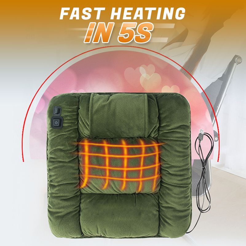 🔥 USB Heated Seat Cushion - Cozy Warmth for Home & Office!