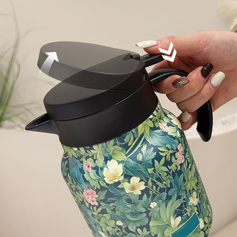 🔥🎁【Hot Deal!】1000ml Vacuümgeïsoleerd Theepot - Met integraal Zeef🚀 Perfecte thee-ervaring, langer warm!💎 Ideaal voor dagelijks gebruik!