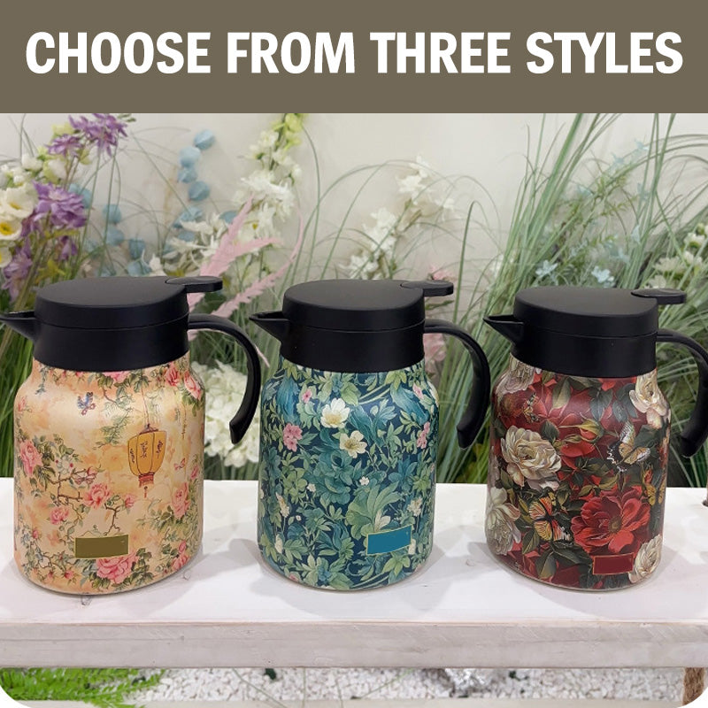 🔥🎁【Hot Deal!】1000ml Vacuümgeïsoleerd Theepot - Met integraal Zeef🚀 Perfecte thee-ervaring, langer warm!💎 Ideaal voor dagelijks gebruik!