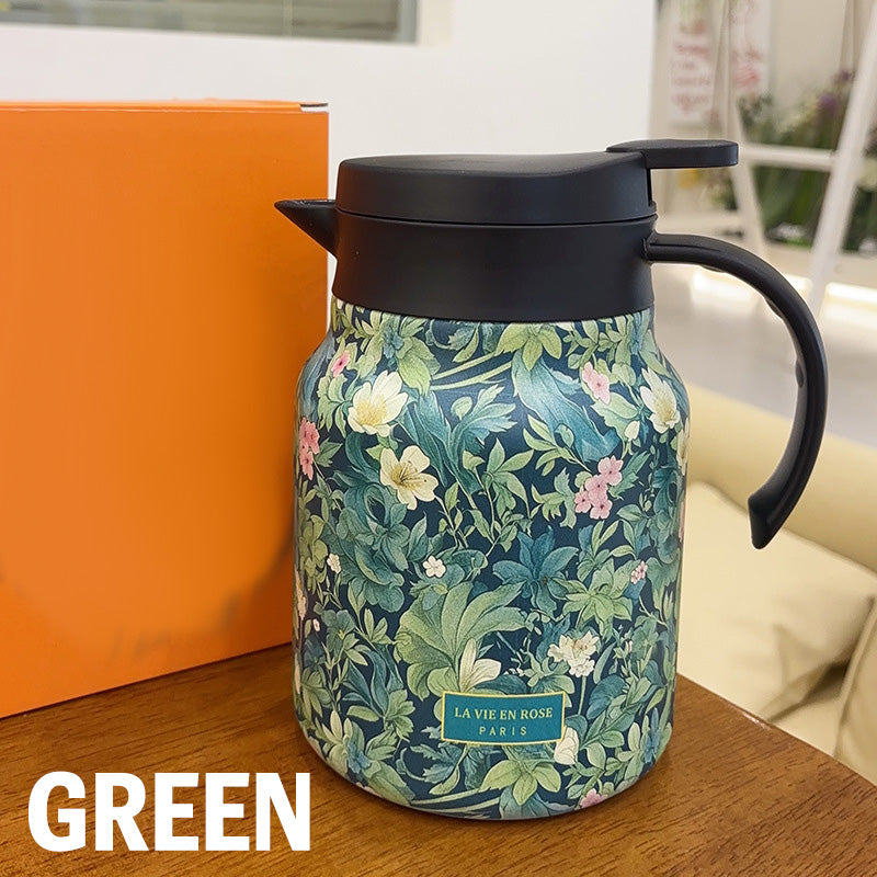 🔥🎁【Hot Deal!】1000ml Vacuümgeïsoleerd Theepot - Met integraal Zeef🚀 Perfecte thee-ervaring, langer warm!💎 Ideaal voor dagelijks gebruik!