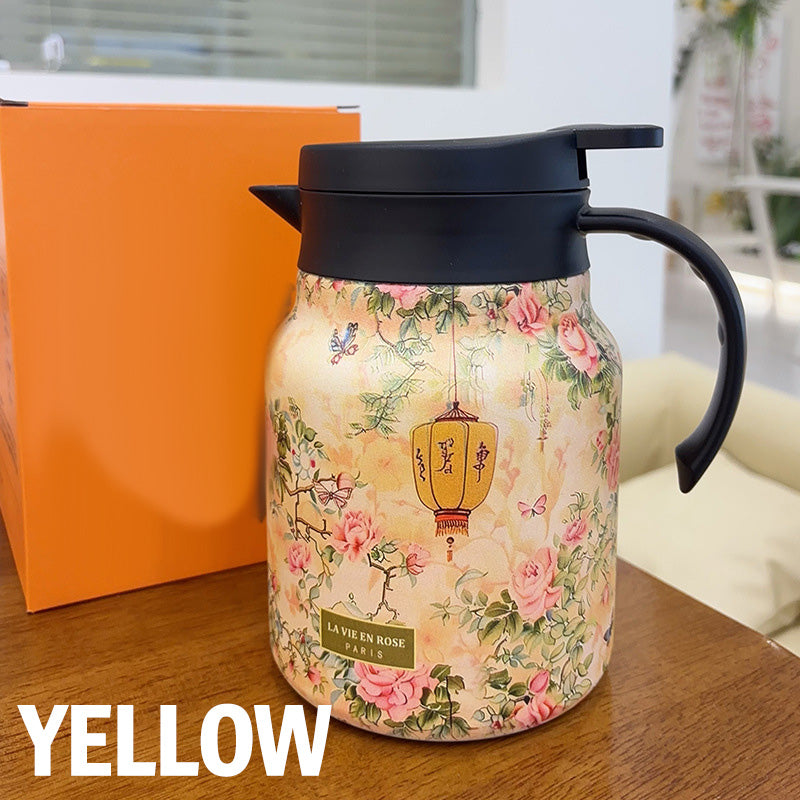 🔥🎁【Hot Deal!】1000ml Vacuümgeïsoleerd Theepot - Met integraal Zeef🚀 Perfecte thee-ervaring, langer warm!💎 Ideaal voor dagelijks gebruik!