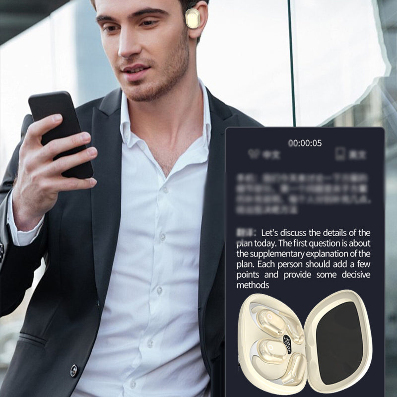 🎧2025 Verkoop - 54% UIT🔥AI Spraakvertaling Bluetooth Oorknoppen
