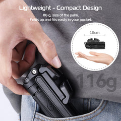 🔥Laatste dag!🔥 Uitschuivbare telefoonstatief met afneembare afstandsbediening - Zakformaat! 🚀 Perfect voor reizen! Laagste prijs van het jaar!