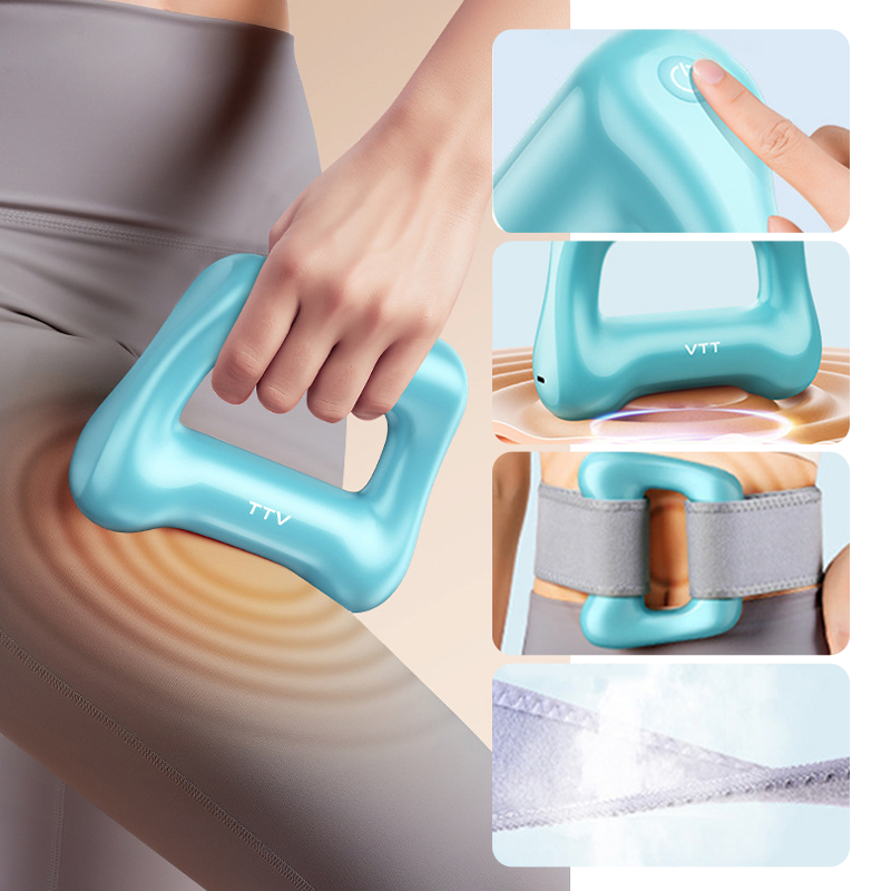 🤌⚡5-Versnellingen! Handheld Massagerring met Verstelbare Riem 💆‍♂️💪Comfortabel Massagesportief