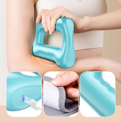 🤌⚡5-Versnellingen! Handheld Massagerring met Verstelbare Riem 💆‍♂️💪Comfortabel Massagesportief