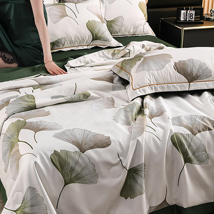 🌸✨ Blijde zomer met 50% korting! 🌿 Koele bloemenlakens (4-stuks) – Uitstekende ademendheid!