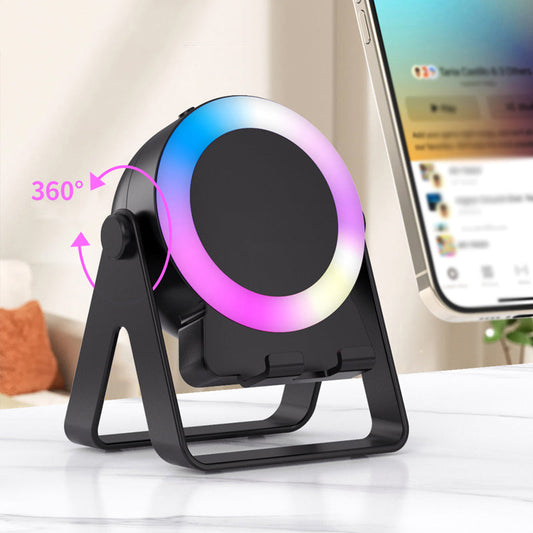 📱 🔊 2025 Nieuwe 4-in-1 multifunctionele mobiele telefoonstandaard met Bluetooth-luidspreke