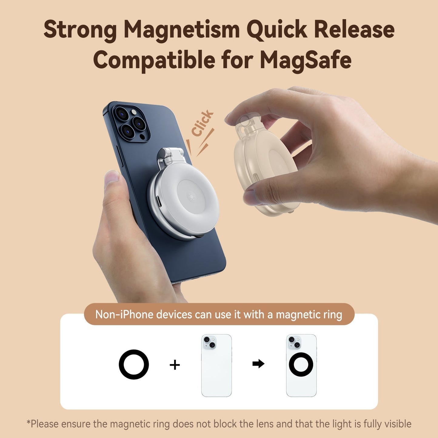 🌟🚀 Revolutionaire Magnetische Ringlamp - Your Go-To for Vlogging & Selfies!