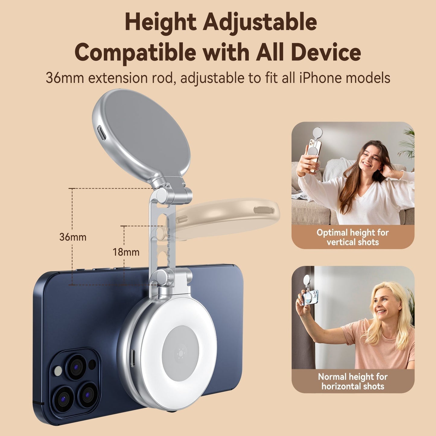 🌟🚀 Revolutionaire Magnetische Ringlamp - Your Go-To for Vlogging & Selfies!