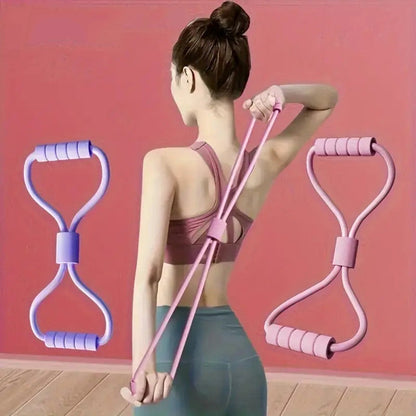 💪✨8-Vormige Krachttraining Weerstandsband | Full Body Workout 🧘‍♀️🔥