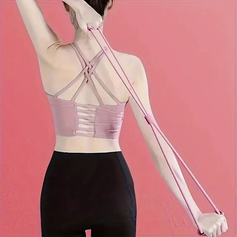 💪✨8-Vormige Krachttraining Weerstandsband | Full Body Workout 🧘‍♀️🔥