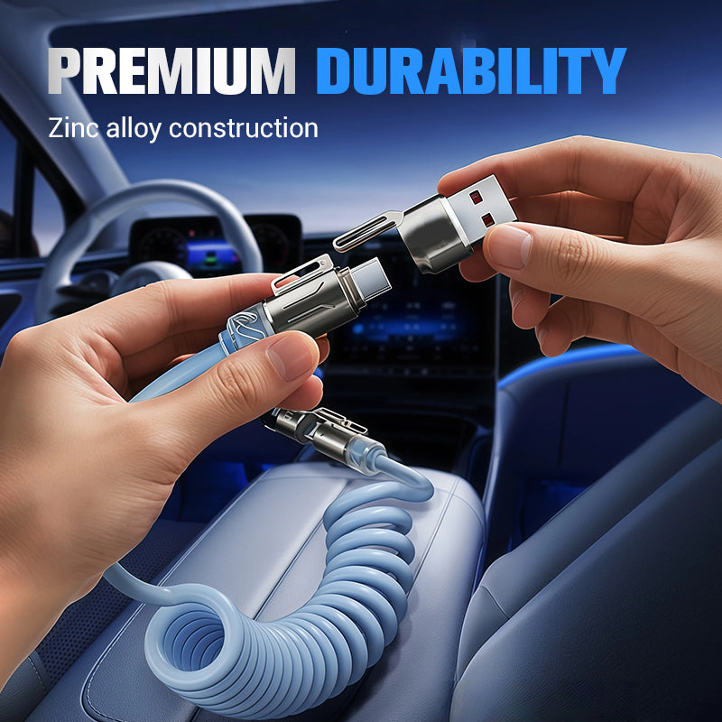 ‌🚀💥 Revolutionaire Snellaadkabel - 4-in-1 Power for Your Spring Tech!