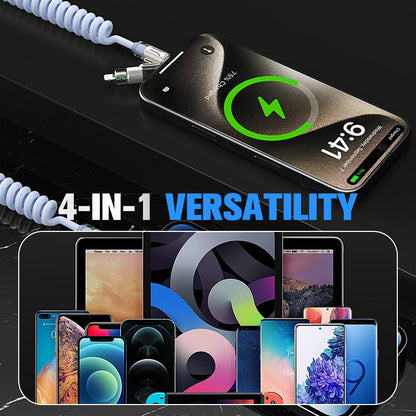 ‌🚀💥 Revolutionaire Snellaadkabel - 4-in-1 Power for Your Spring Tech!