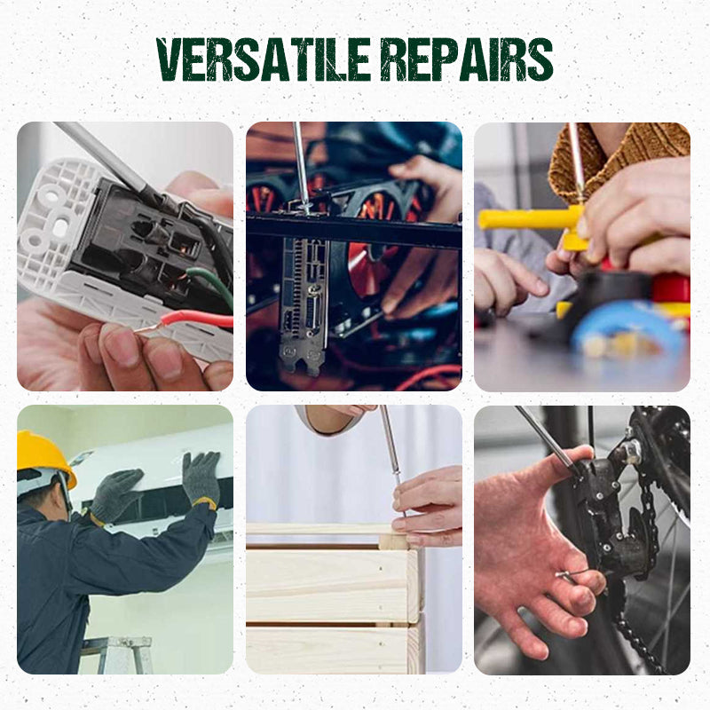 ‌14-in-1✨🔧【Professionaal & Veelzijdig!】Verstelbare Ratelschroevendraaier - 📢📢Sleep de aanbieding! Nog 40 stuks, op=op🚀 Uw perfecte toolkit!