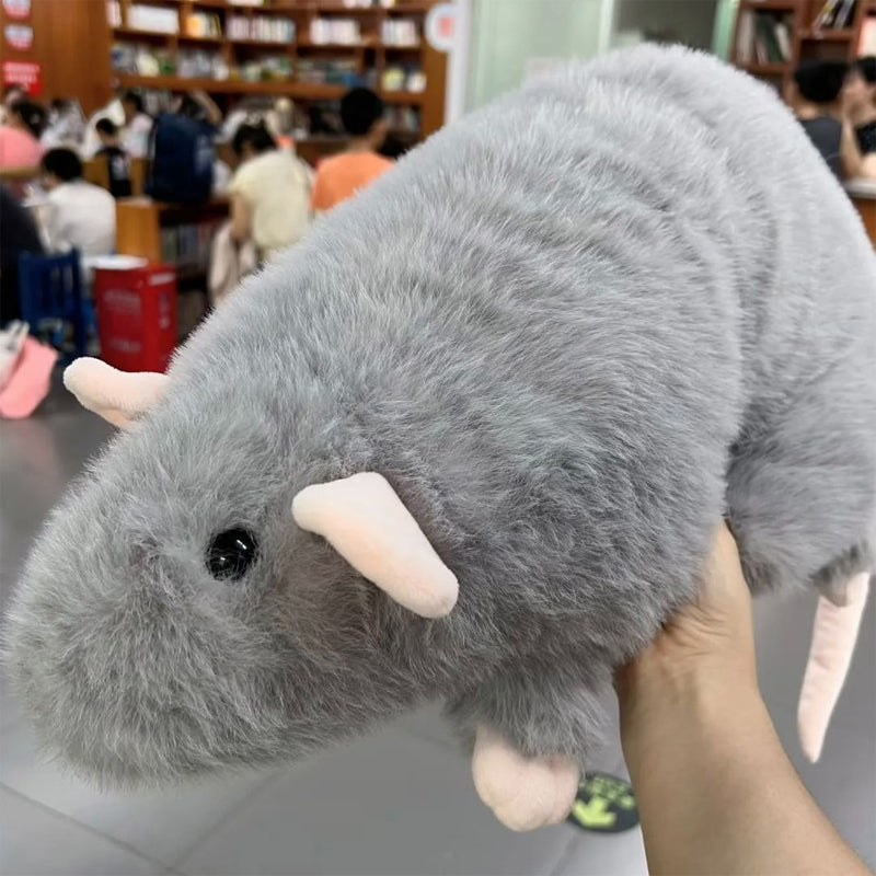 🔥🐾Nieuw! Schattig rat knuffelkussen – geef je huisdier een comfortabele en gezellige plek om te rusten!